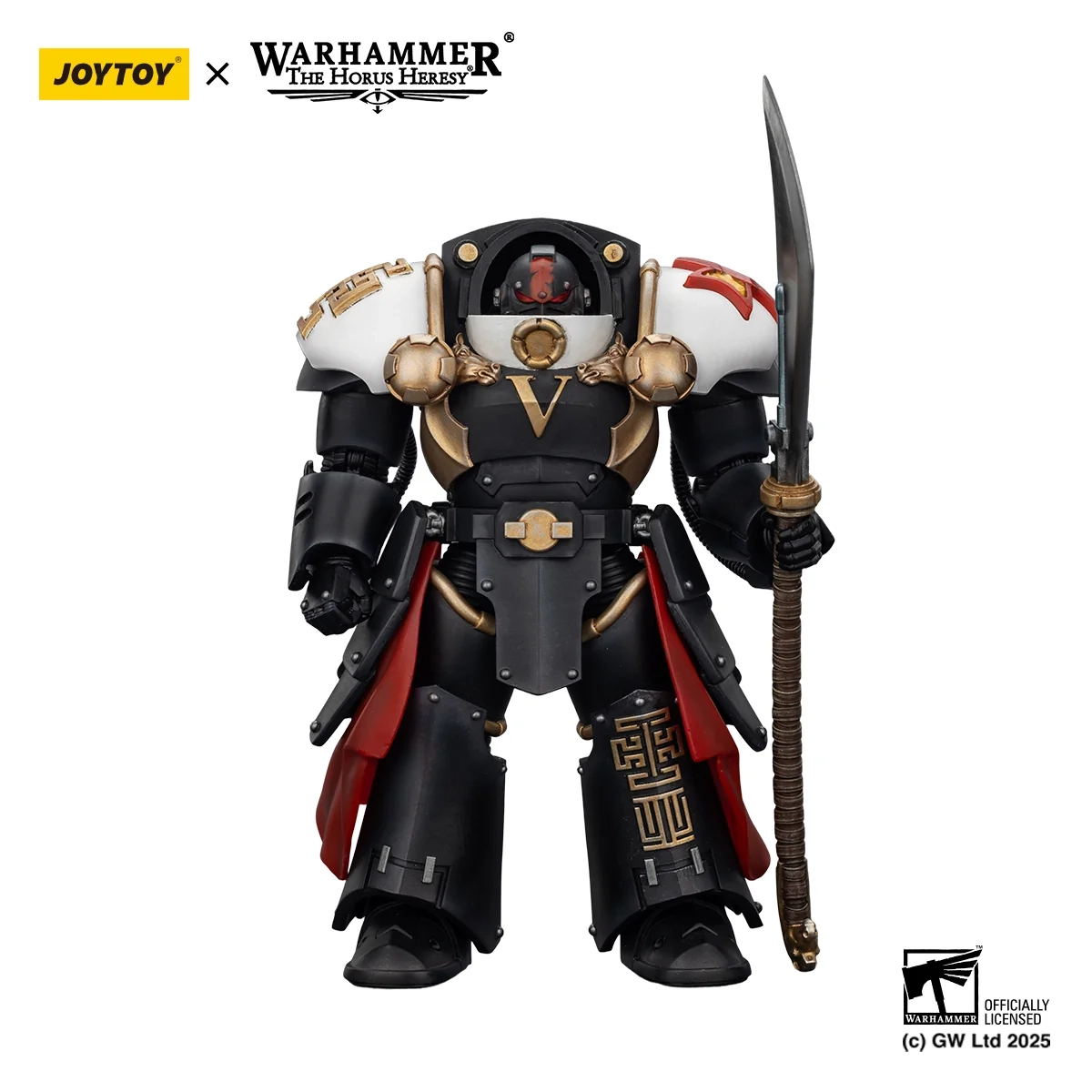 Figurka Joy Toy Warhammer The Horus Heresy White Scars Ebon Keshig Terminator 1 with Power Glaive