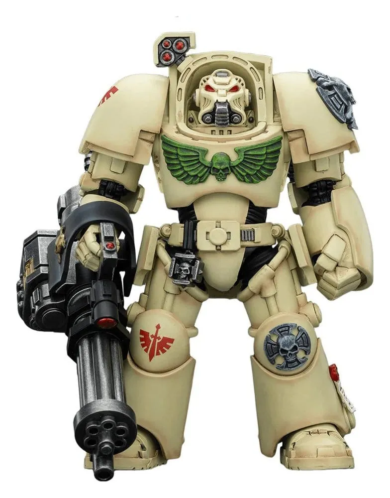 Figurka Joy Toy Warhammer 40k Dark Angels Deathwing Terminator 3 with Power Fist and Assault Cannon