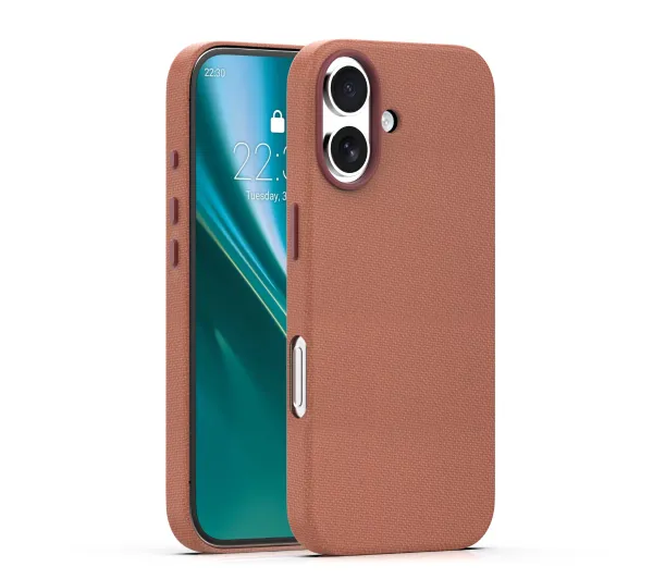 Etteri Elegant Mag do iPhone 16 Brązowy