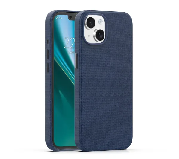 Etteri Elegant Mag do iPhone 14 Ciemnoniebieski
