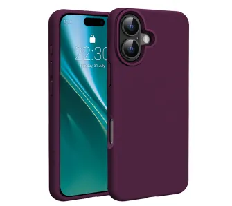 Etui Etteri Silicone Mag do iPhone 17 Bordowy