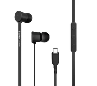 Słuchawki przewodowe SUPRA NERO USB-C Dokanałowe Mikrofon Czarny