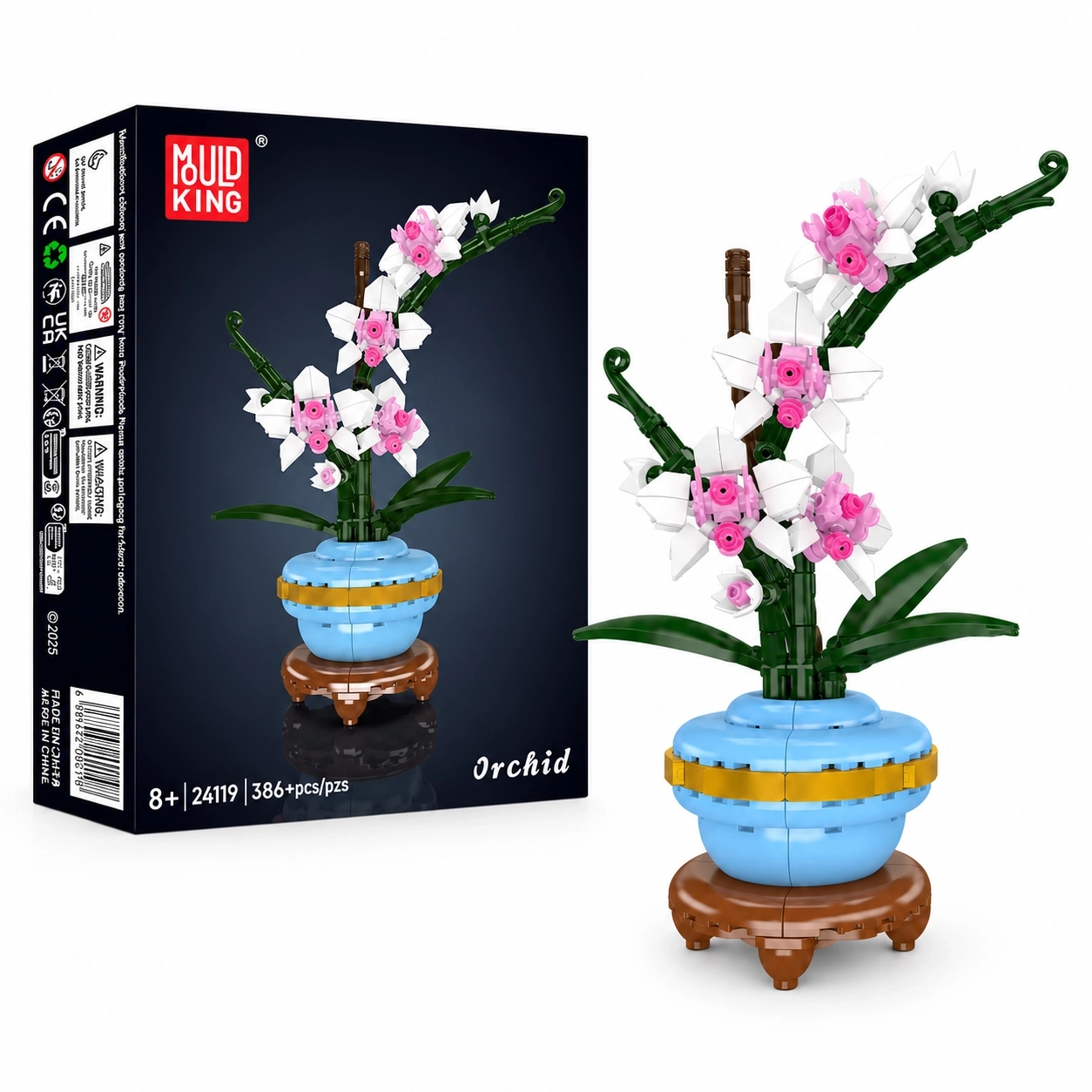 Zestaw klocków Mould King 24119 Orchid Botanical