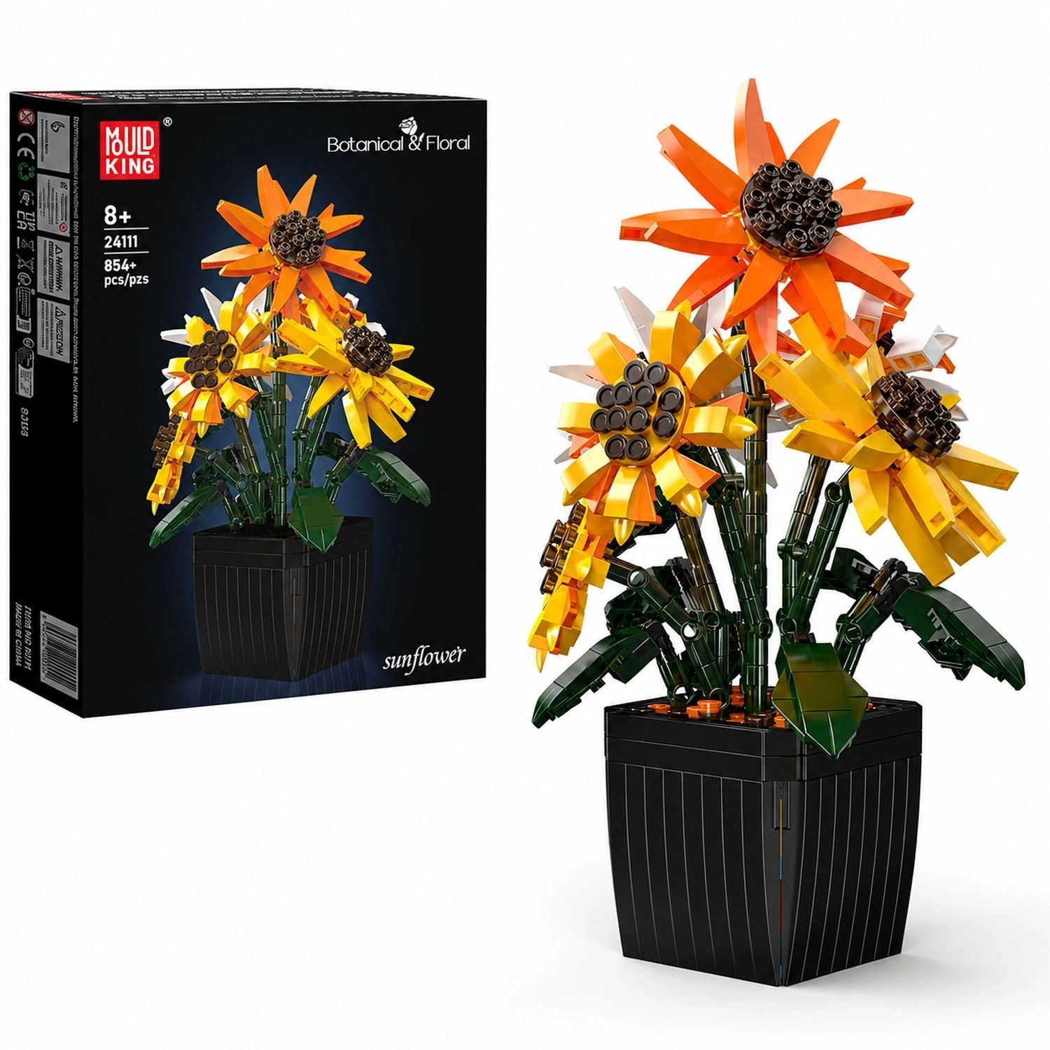 Zestaw klocków Mould King 24111 Sunflower Potted