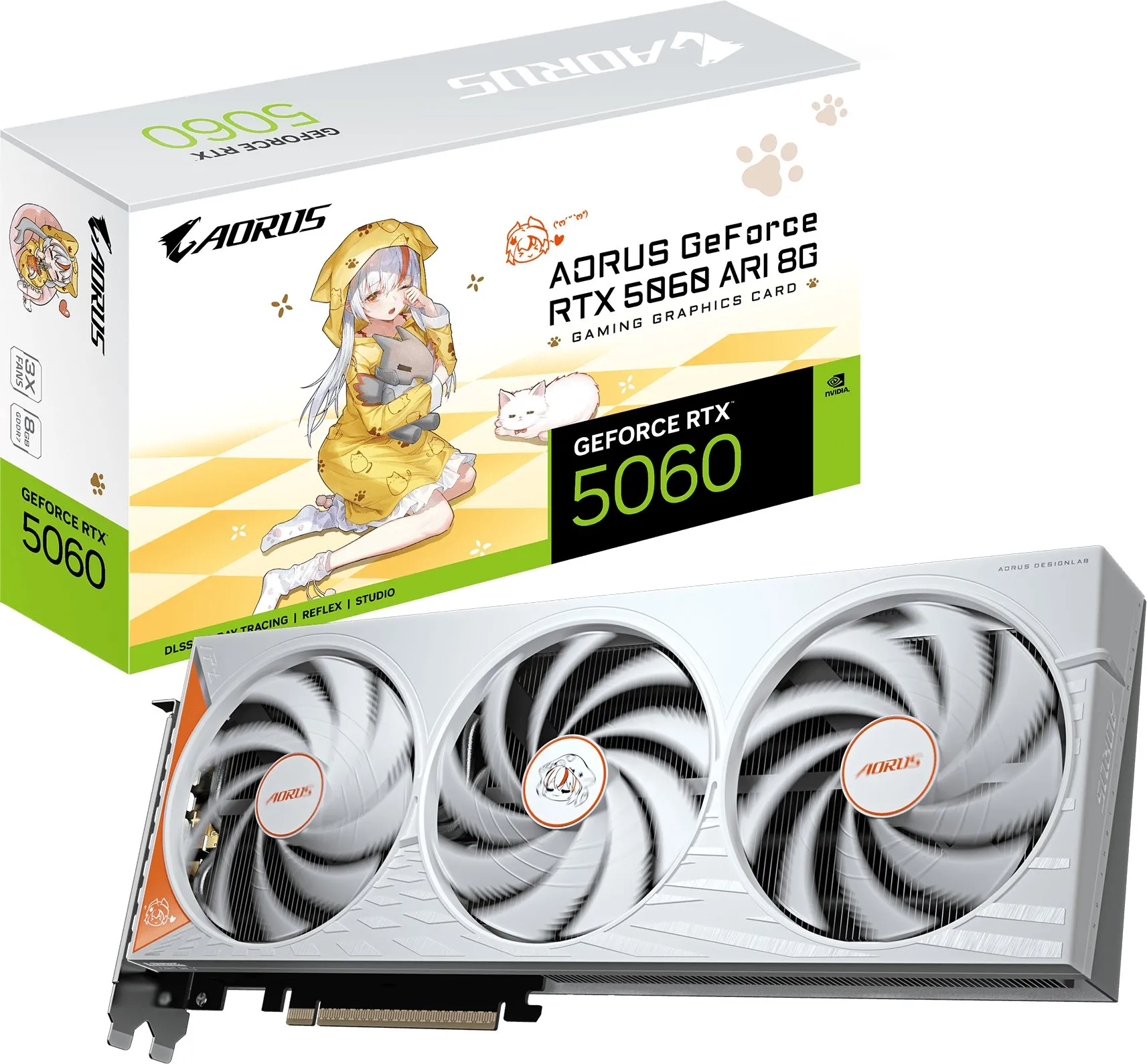 Karta graficzna Gigabyte GeForce RTX 5060 ARI 8GB GDDR7 128bit DLSS 4