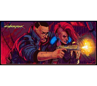 Podkładka Good Loot Cyberpunk 2077 The Heist RGB XL