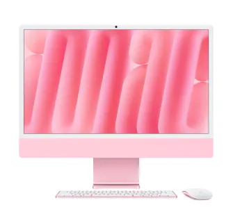 Apple iMac Retina 4.5K M6 12-rdzeni 24" 24GB RAM 512GB Dysk SSD macOS Różowy