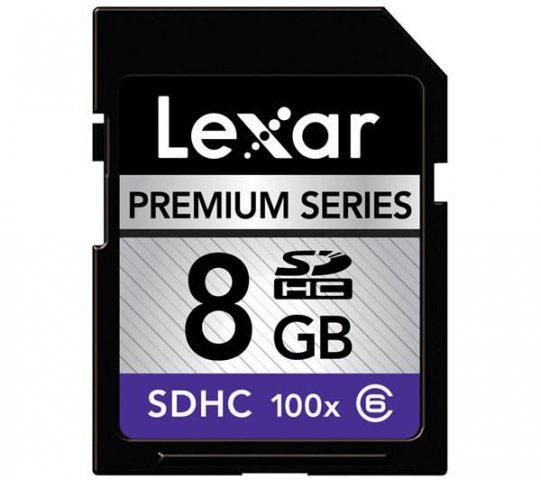 Lexar Premium SDHC x100 class 6 8GB