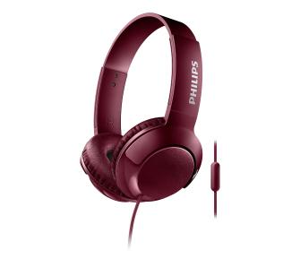 Słuchawki przewodowe Philips SHL3075RD/00 Nauszne Mikrofon Czerwony