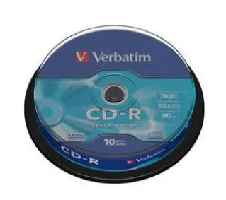 Verbatim CD-R Extra Protection Cakebox 10szt.