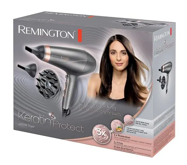 Remington Keratin Protect AC8820 Jonizacja Dyfuzor Zimny nawiew 2200W 2 prędkości 3 temperatury - ⚡ EURO HIT CENOWY! ⚡