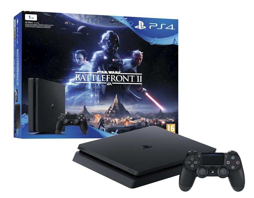 Konsola Sony PlayStation 4 Slim 1TB + Star Wars: Battlefront II