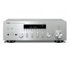 Zestaw stereo Yamaha MusicCast R-N602 (srebrny), Indiana Line Tesi 561 (orzech)