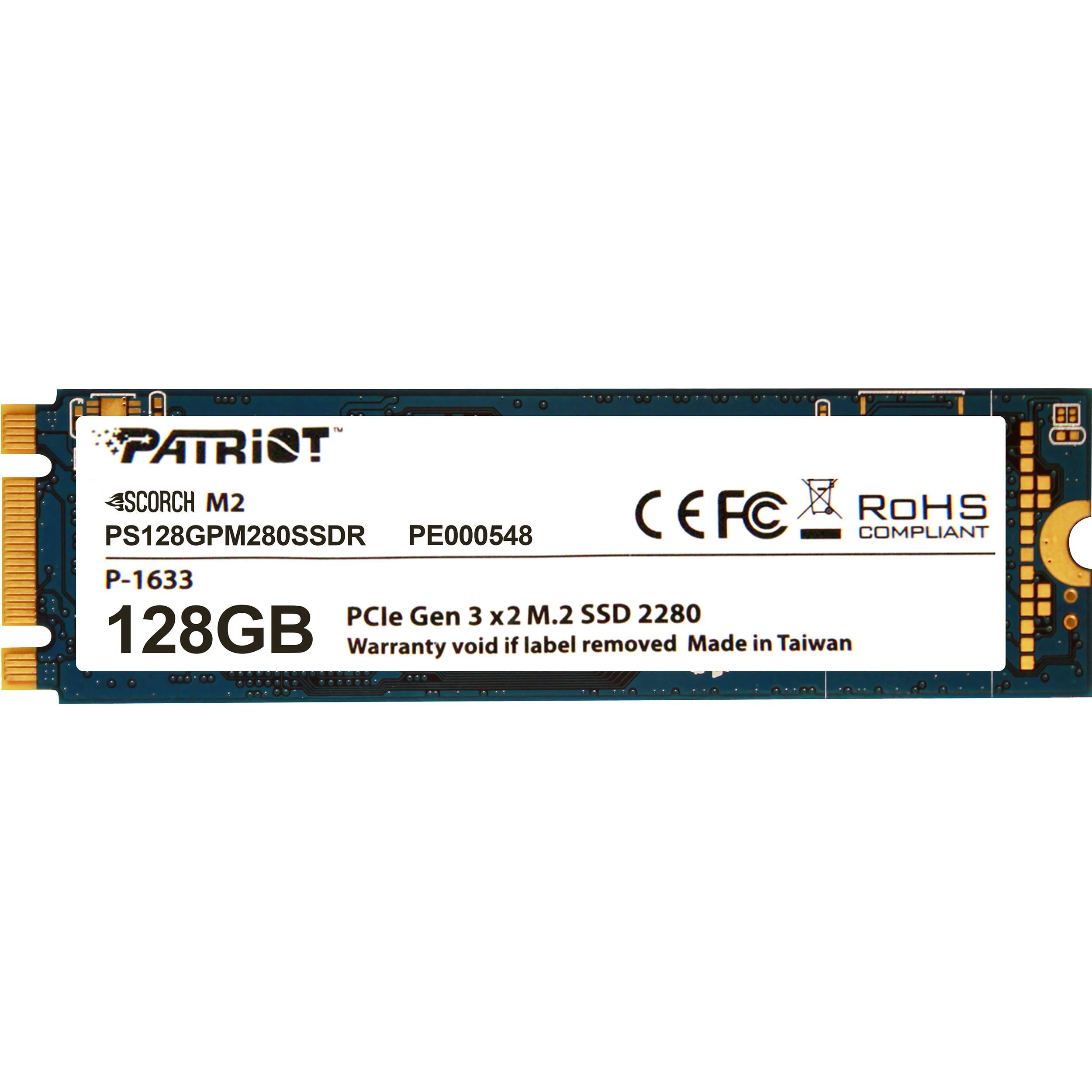 Dysk SSD Patriot Scorch 128GB M.2 PCIe
