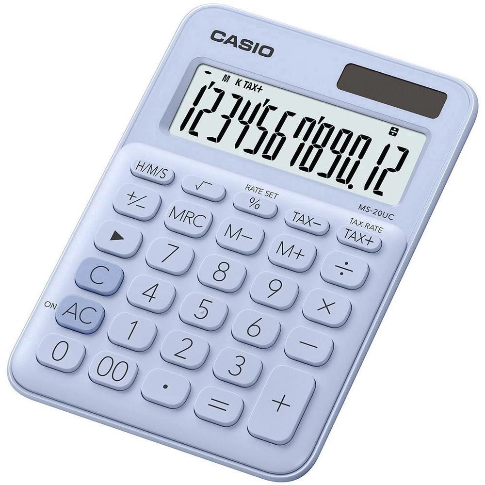 Kalkulator Casio MS-20UC-LB-S Jasnoniebieski