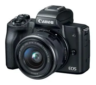 Aparat Canon EOS M50 + 15-45mm + torba SB130 + karta 16GB Czarny