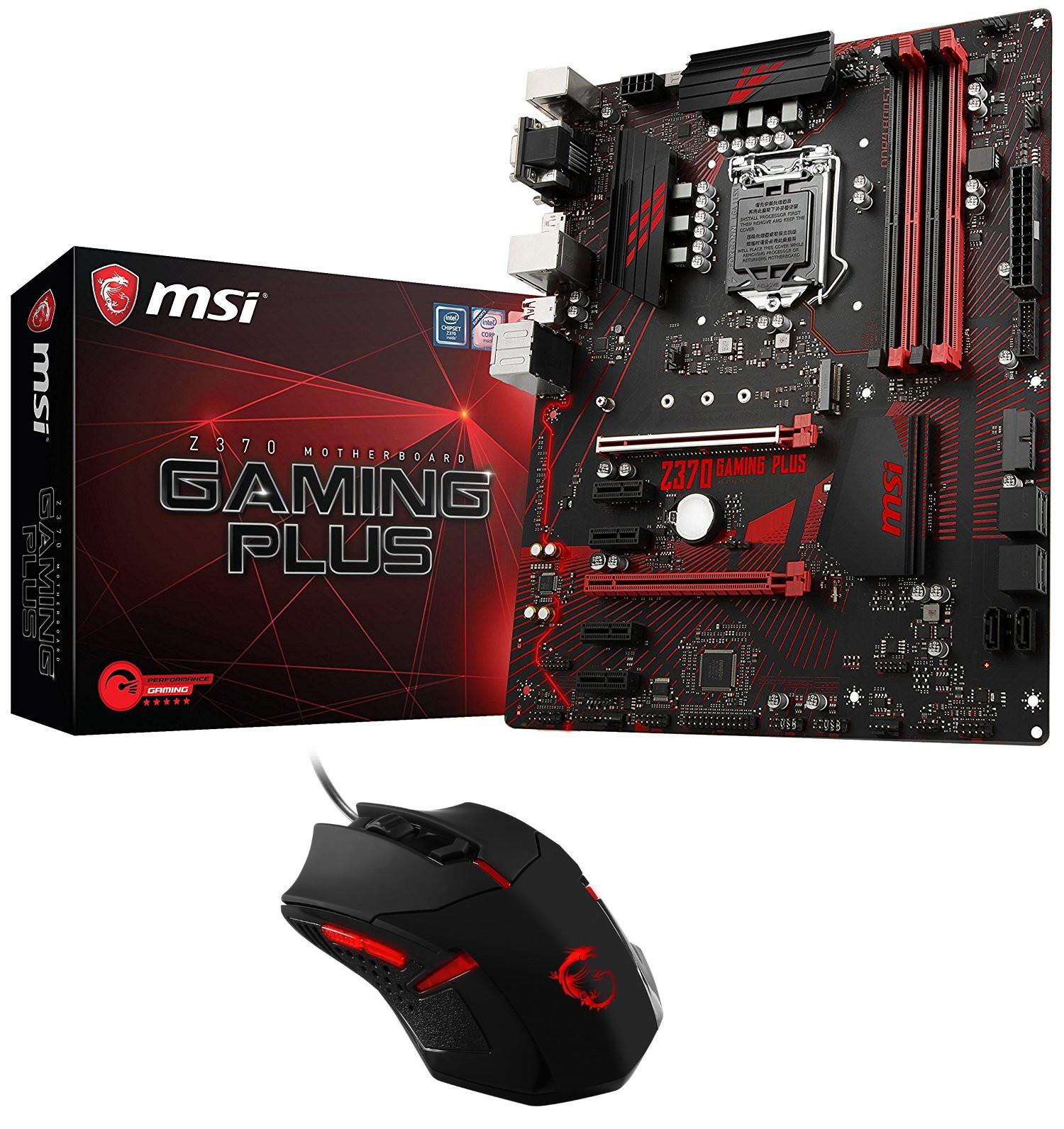 Płyta główna MSI Z370 GAMING PLUS + Interceptor DS B1 Gaming