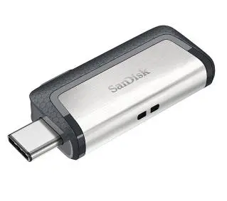 SANDISK Ultra Dual Drive 256GB USB 3.1 Czarno-srebrny