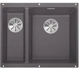 Blanco SUBLINE 340/160-U 523559 Komora z prawej strony Granitowy Szarość skały - Kup na Raty - RRSO 0%