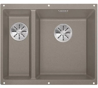 Zlewozmywak Blanco SUBLINE 340/160-U 523565 Komora z prawej strony Granitowy Tartufo