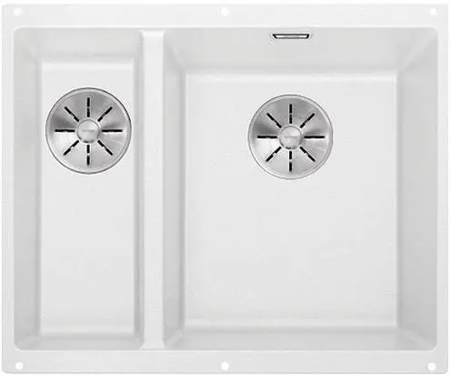 Zlewozmywak Blanco SUBLINE 340/160-U 523562 Komora z prawej strony Granitowy Biały