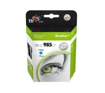 Tusz TB Print TBB-LC985CY (zamiennik LC-985C) Błękitny 19 ml
