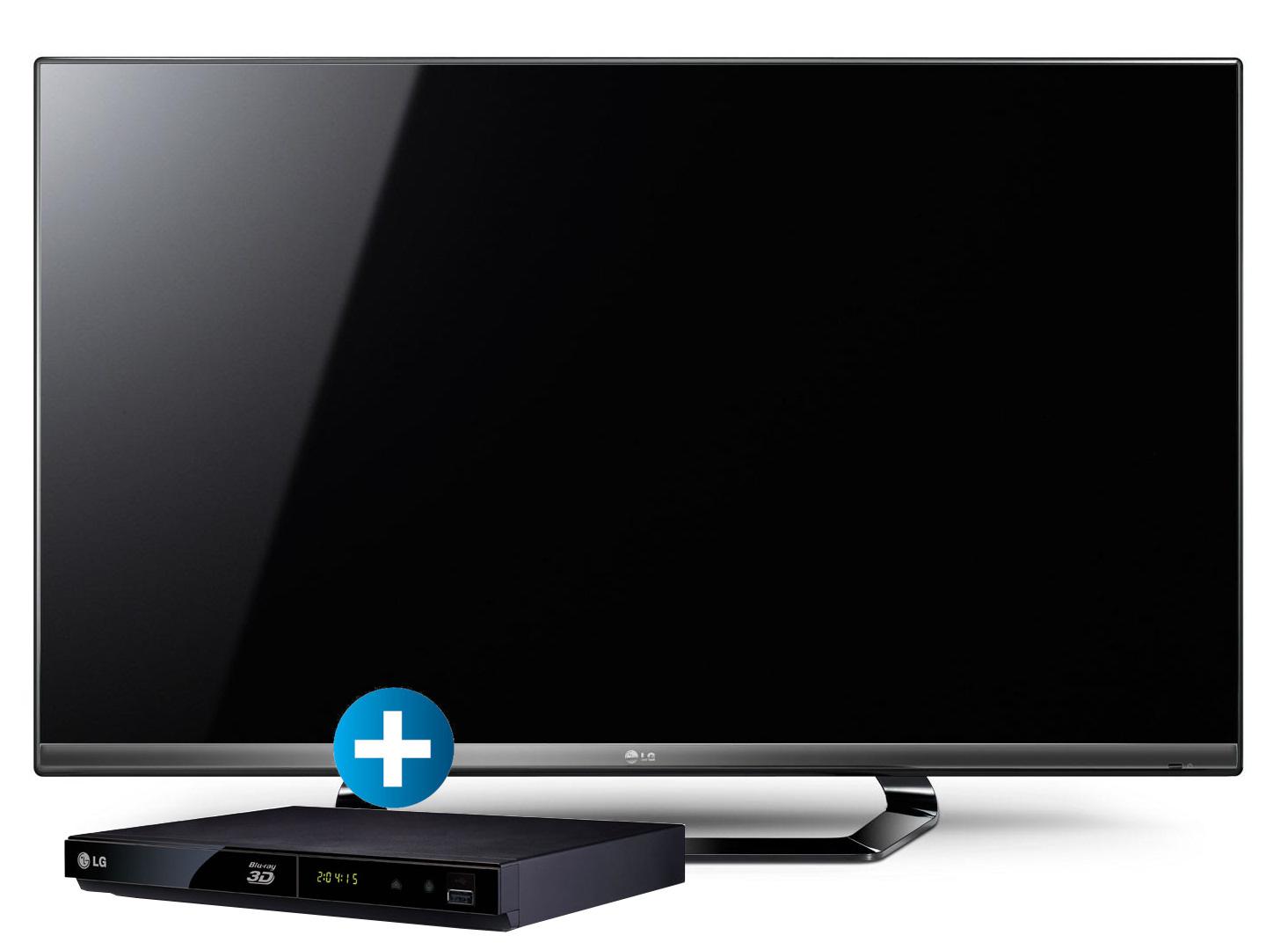 Telewizor LG 47LM640S + odtwarzacz Blu-ray 3D BP325