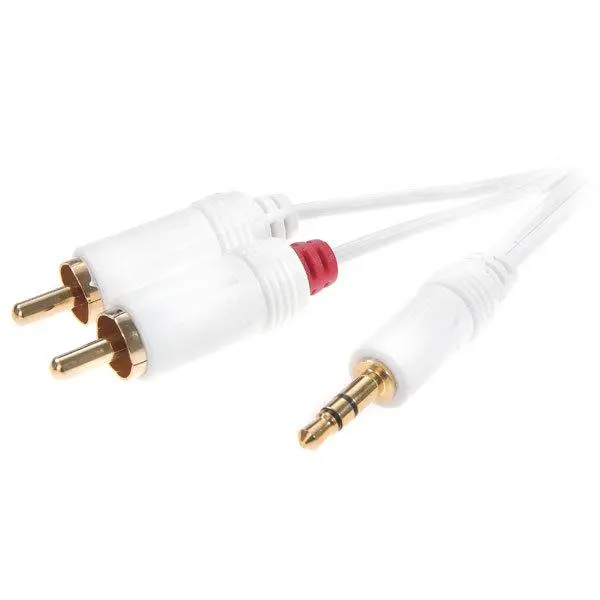 Kabel  audio Vivanco 31006 1,8m Biały