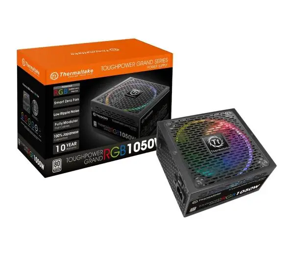 Thermaltake Toughpower Grand Riing 1050W 80+ Platinum Czarny - Kup na Raty - RRSO 0%