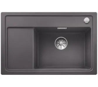 Zlewozmywak Blanco ZENAR XL 6 S 523775 Compact Komora z prawej strony Granitowy Szarość skały