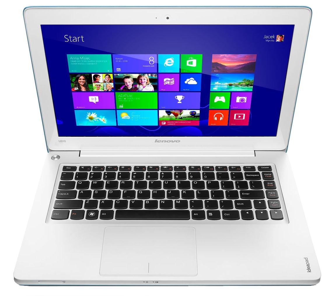 Lenovo U310 13,3" Intel® Core™ i3-3217U 4GB RAM  500GB Dysk /2- 4GB  RAM  Win8 niebieski
