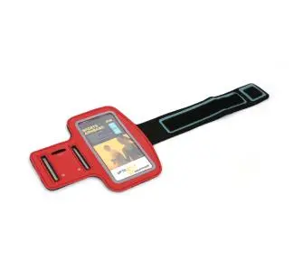 Etui Platinet Sports Armband 42057 Czerwony do 5"