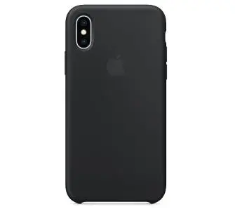 Etui Apple Silicone Case do iPhone Xs MRW72ZM/A Czarny