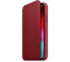 Etui Apple Leather Folio Case do iPhone Xs MRWX2ZM/A (czerwony)