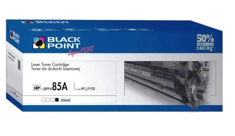 Toner Black Point LBPPH85A SuperPlus (zamiennik CE285A nr 85A) Czarny