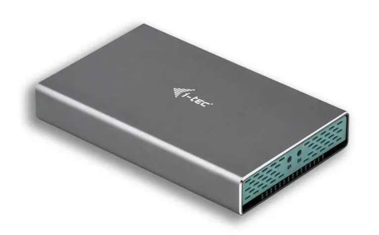 Obudowa i-Tec MySafe USB 3.0 / USB-C 3.1 Gen. 2, obudowa na 2x dyski SATA M.2 Szary