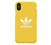 Etui Adidas Moulded Case do iPhone X/Xs (żółty)