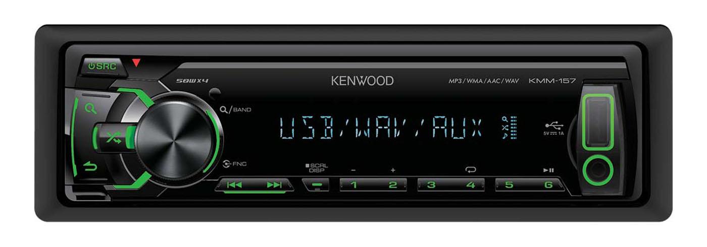Radioodtwarzacz samochodowy Kenwood KMM-157