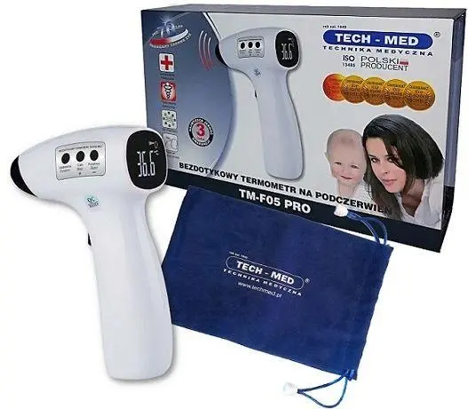 фото Інфрачервоний термометр Tech-Med TM-F05 Pro