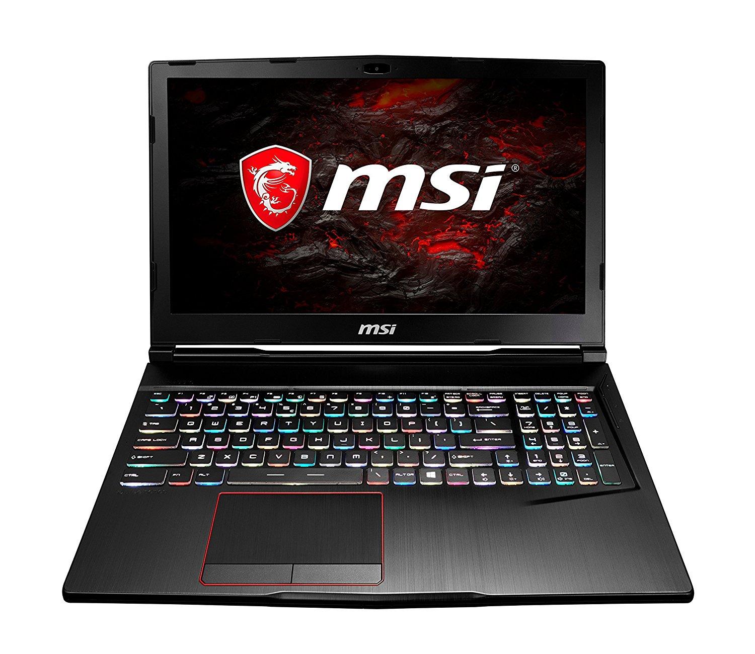 MSI Raider RGB 8RF GE63 15,6" Intel® Core™ i7-8750H 16GB RAM  1TB+256GB Dysk  GTX1070 Grafika Win10
