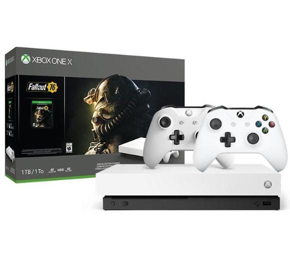 konsola Xbox One X Xbox One X Edycja Specjalna Robot White Fallout 76 + 2 pady