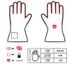 Rękawiczki GLOVII Ogrzewane rękawice L-XL (szary)