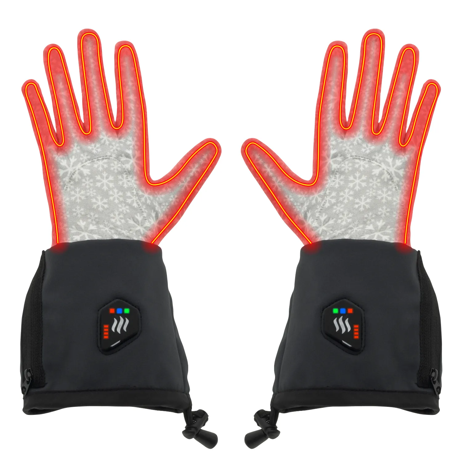 Rękawiczki GLOVII L-XL Szary