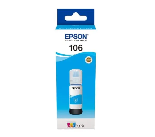 Tusz EPSON EcoTank 106 Błękitny 70 ml C13T00R240
