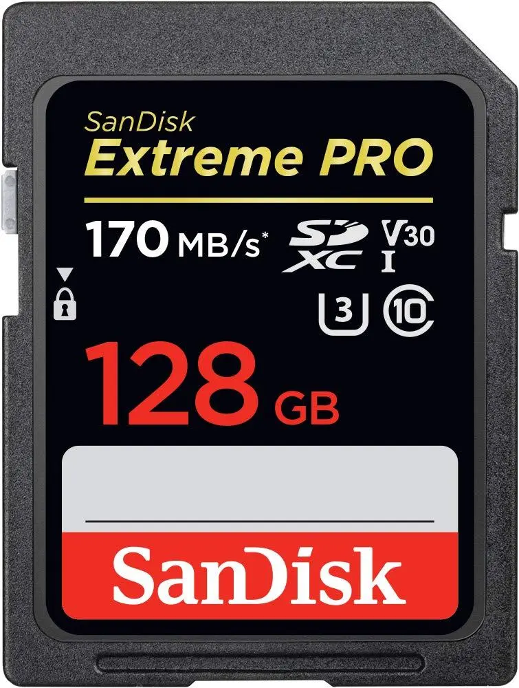 Karta pamięci SANDISK Extreme Pro SDXC Class 10 UHS-I U3 V30 128GB