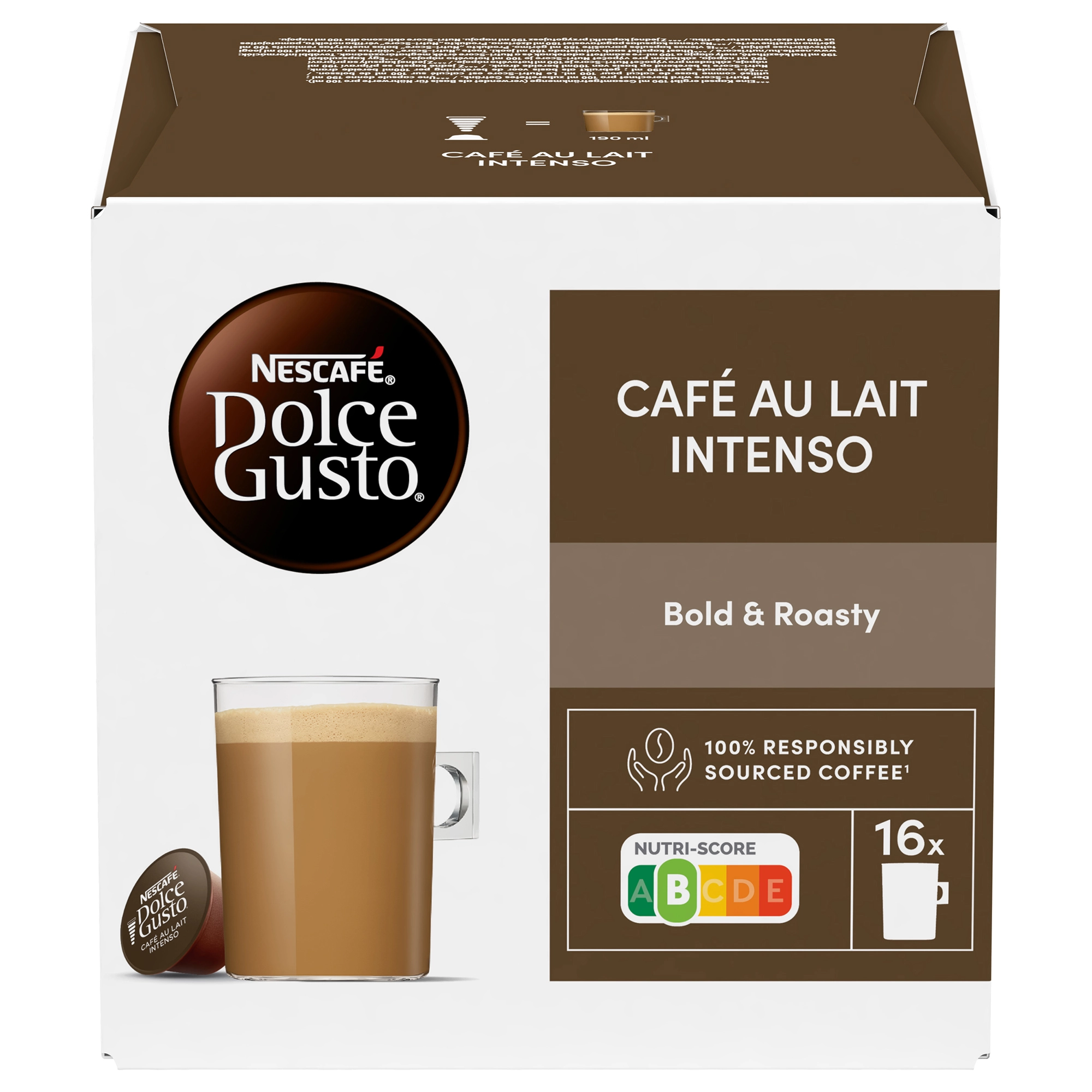 Kapsułki Nescafe Dolce Gusto Cafe au lait Intenso 16szt.