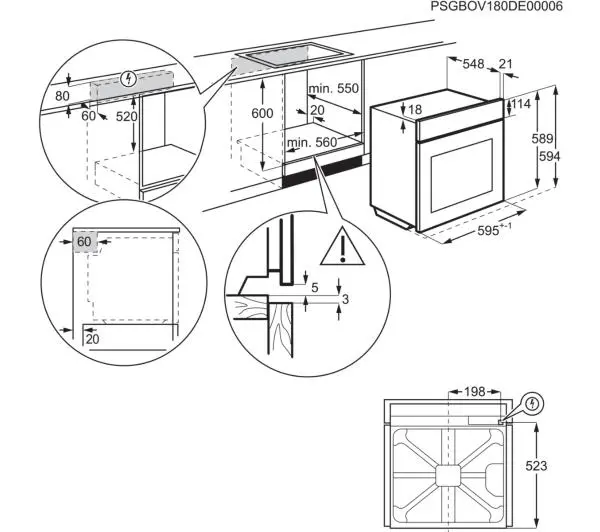 Electrolux 600 SteamBake EOD3C70TK Termoobieg Czarny - Kup na Raty - RRSO 0%