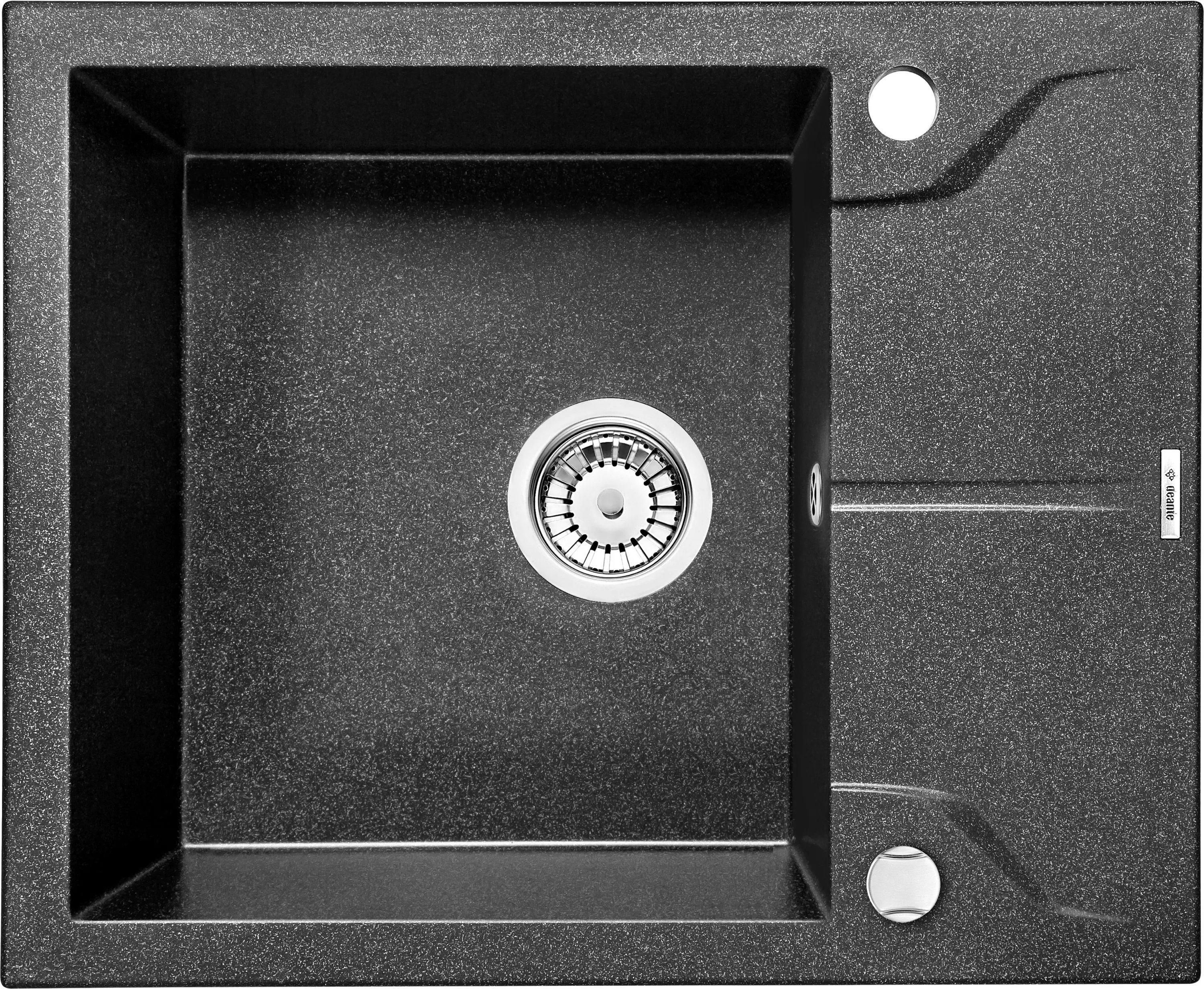 Zlewozmywak Deante Andante ZQN 211A Granitowy Grafitowy