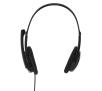 Słuchawki przewodowe z mikrofonem Hama Essential HS 200 Nauszne Czarny