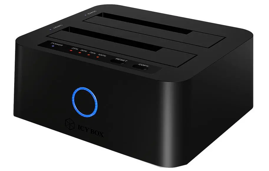 Stacja dokująca ICY BOX IB-123CL-U3 Czarny